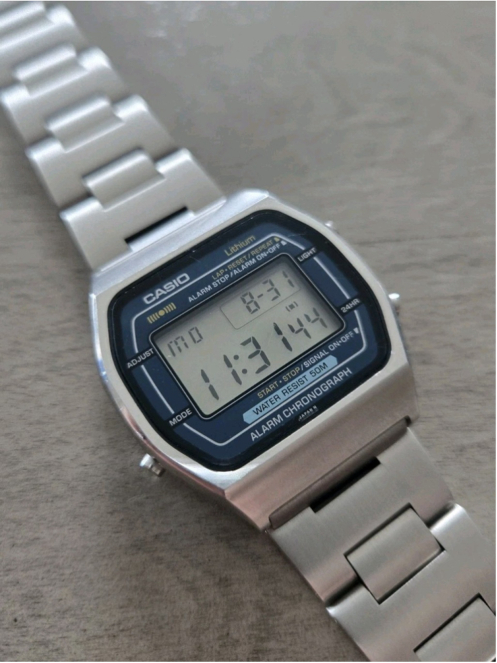 Rare Vintage Casio W-51 Men's Digital LCD Watch 1980s Nice Condition Retro!!!